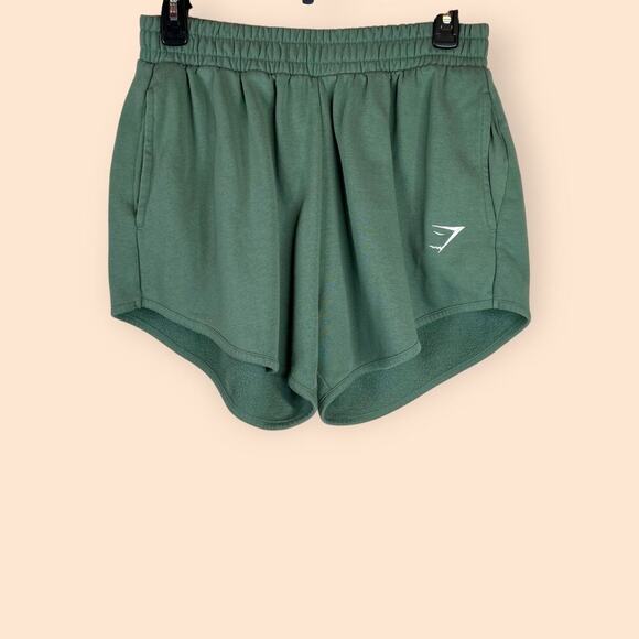 GYM SHARK Training Sweat Shorts in Green Women's Medium - Picture 4 of 14